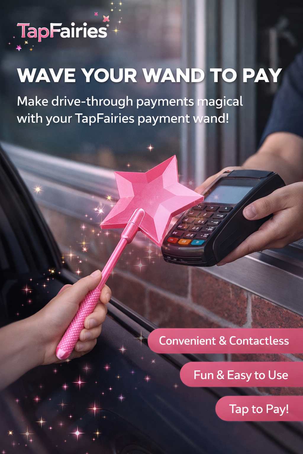 TapFairies™ – The Magic Wand That Pays as seen on TikTok and Instagram